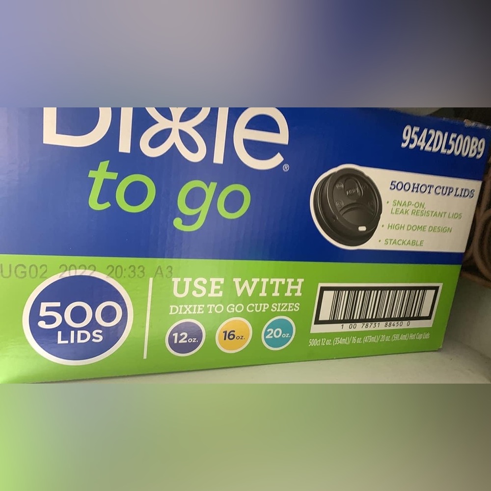Dixie cup lids